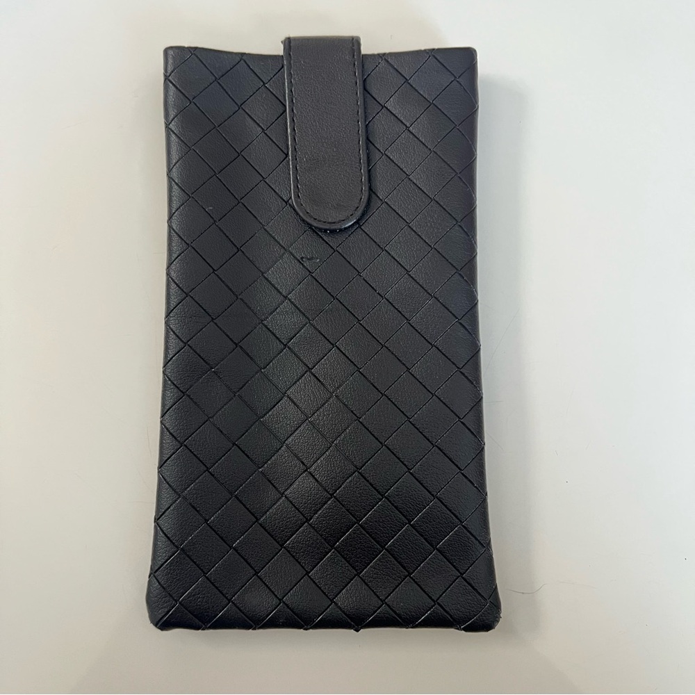 Bottega Venetta Intrecciato Leather Sunglasses Case